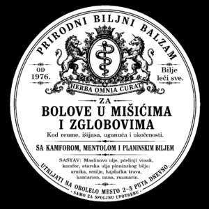 BALZAM ZA BOLOVE U MIŠIĆIMA I ZGLOBOVIMA